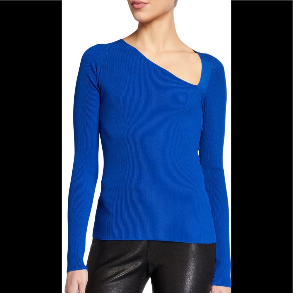 Helmut Lang Asymmetric Raglan Top SZ MED